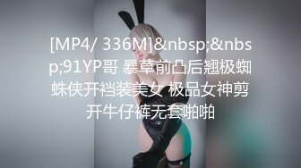 [MP4/ 336M]&nbsp;&nbsp;91YP哥 暴草前凸后翘极蜘蛛侠开裆装美女 极品女神剪开牛仔裤无套啪啪