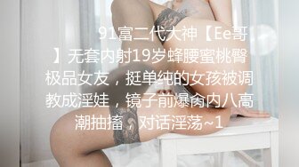 ❣️❣️91富二代大神【Ee哥】无套内射19岁蜂腰蜜桃臀极品女友，挺单纯的女孩被调教成淫娃，镜子前爆肏内八高潮抽搐，对话淫荡~1