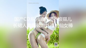 国产CD系列清纯美娇娘猫儿长裙人妻撕破肉丝撸射仙女棒