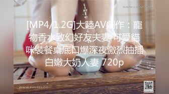 [MP4/1.2G]大陸AV劇作：寵物香水致幻好友夫妻 可愛貓咪裝餐桌底口爆深夜激烈抽插白嫩大奶人妻 720p