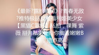 《最新?露脸福利》?青春无敌?推特极品反差福利姬美少女【黑猫C罩杯】私拍，裸舞 紫薇 掰开私密处给你细看嫩嫩B芽，撸点高