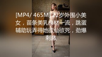 [MP4/ 465M] 22岁外围小美女，苗条美乳身材一流，跳蛋辅助玩弄得她欲仙欲死，劲爆刺激