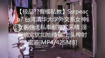 【极品??臀模私教】Ssrpeach? 台湾清华大学外文系女神 女医生无私奉献蜜穴采精 淫臀嫩穴犹如抽精泵 上头榨射蜜道[MP4/425MB]