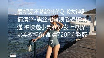 最新汤不热流出YQ-K大神剧情演绎-黑丝裙骚浪老婆接快递 被快递小哥在沙发上爆操 完美双视角 高清720P完整版2