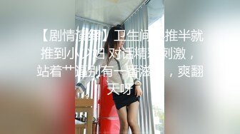 【剧情演绎】卫生间半推半就推到小少妇 对话精彩刺激，站着艹逼别有一番滋味，爽翻天呀