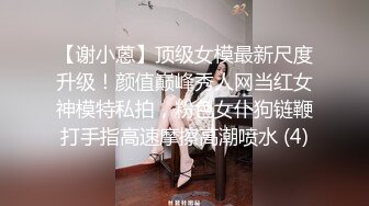 【谢小蒽】顶级女模最新尺度升级！颜值巅峰秀人网当红女神模特私拍，粉色女仆狗链鞭打手指高速摩擦高潮喷水 (4)